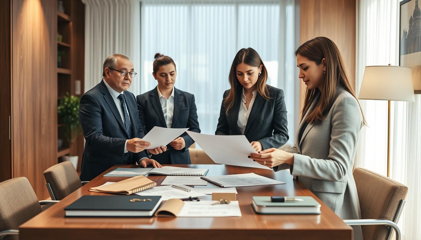 Property settlement documents and transfer review